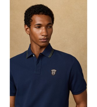 Hackett London Polo insignia fit cl�sico marino