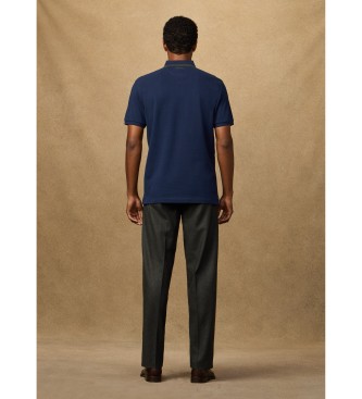 Hackett London Polo insignia fit cl�sico marino