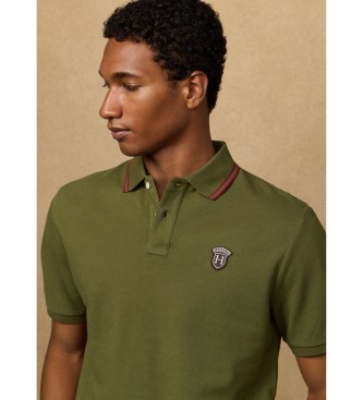 Hackett London Polo � �cusson, coupe classique, vert