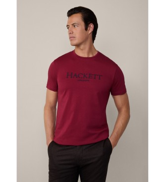 Hackett London Camiseta Heritage Classic rojo