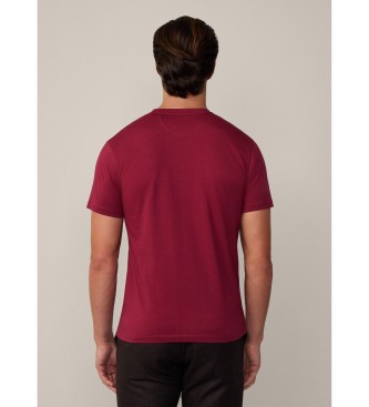 Hackett London T-shirt classica rossa Heritage