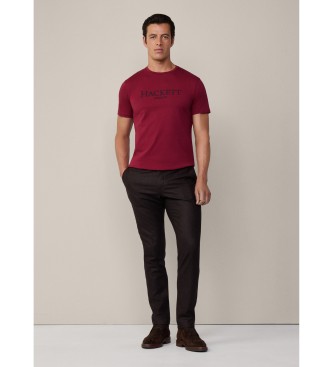 Hackett London T-shirt classica rossa Heritage