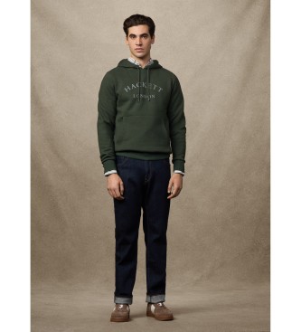 Hackett London Felpa con cappuccio Heritage Ess Aw verde