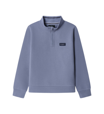 Hackett London Sweat Heritage Ess Badge Hz bleu