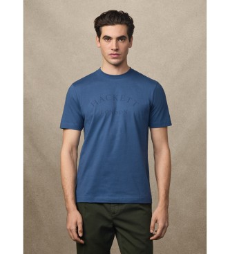 Hackett London T-shirt com logtipo de ajuste clssico azul