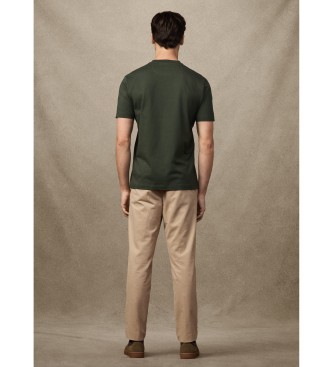 Hackett London T-shirt classica con logo verde