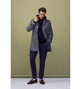 Hackett London Heritage H Cargo jogger hlače mornarske barve