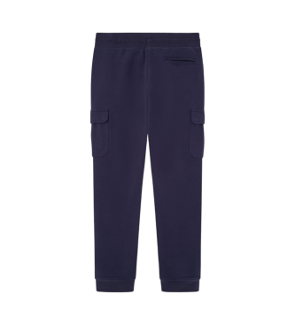 Hackett London Heritage H Cargo jogger hlače mornarske barve