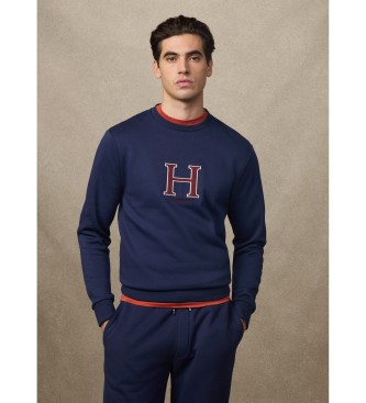 Hackett London Bluza Heritage H niebieska