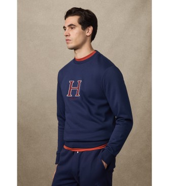Hackett London Bluza Heritage H niebieska