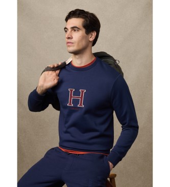 Hackett London Bluza Heritage H niebieska