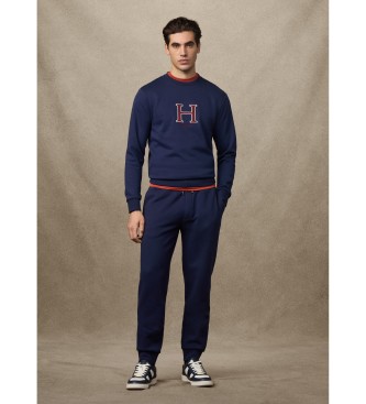 Hackett London Bluza Heritage H niebieska