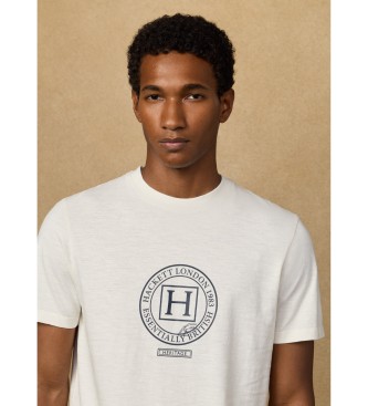 Hackett London Camiseta Heritage H Exp blanco