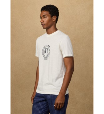 Hackett London Camiseta Heritage H Exp blanco