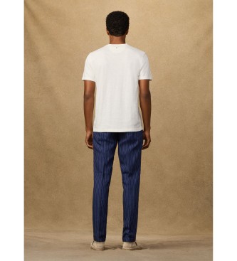 Hackett London Camiseta Heritage H Exp blanco