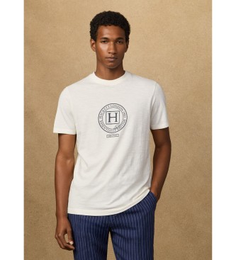 Hackett London Camiseta Heritage H Exp blanco