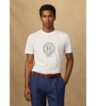 Hackett London Camiseta Heritage H Exp blanco