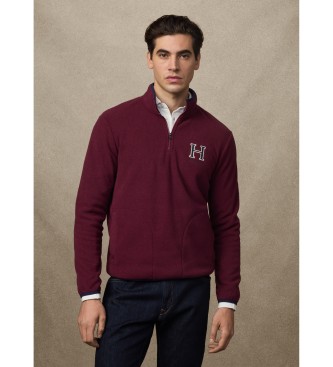 Hackett London Heritage-sweatshirt i bordeaux