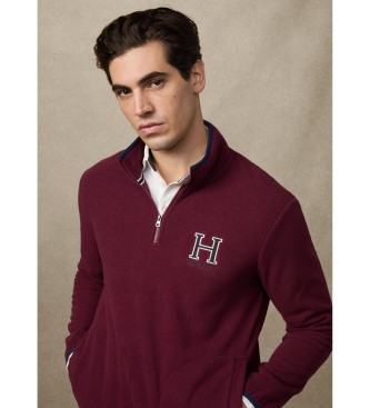 Hackett London Heritage-sweatshirt i bordeaux