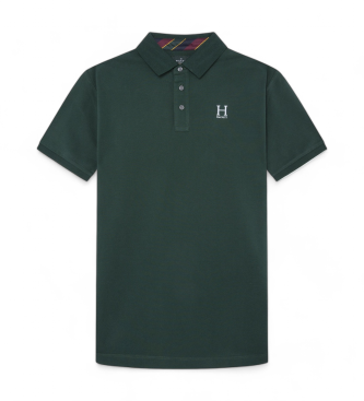 Hackett London Heritage H Logo grn poloshirt