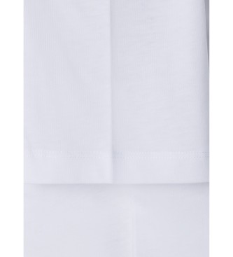 Hackett London T-shirt bianca con logo Heritage H