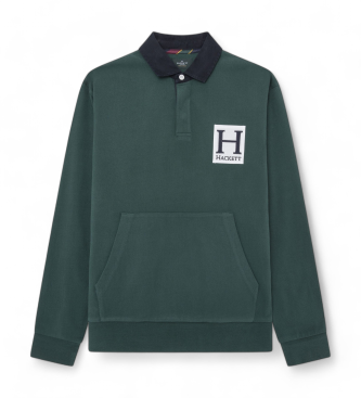 Hackett London Polo Heritage H Pocket verde