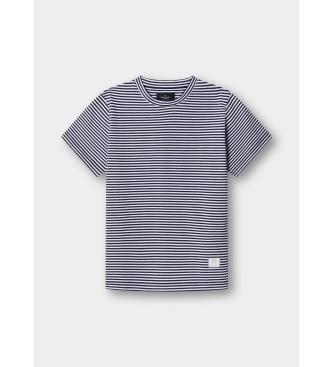 Hackett London Heritage H Stripe T-shirt blue
