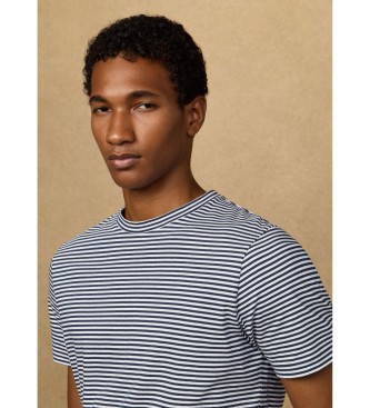 Hackett London Heritage H Stripe T-shirt navy