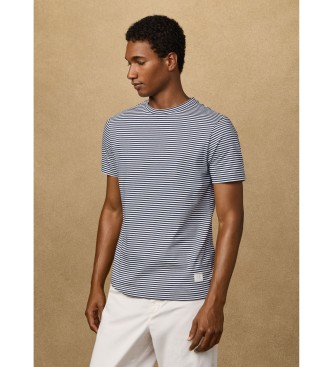 Hackett London Heritage H Stripe T-shirt navy