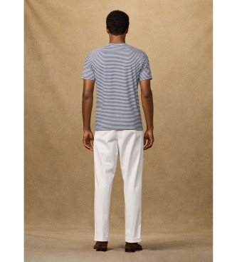 Hackett London Heritage H Stripe T-shirt navy