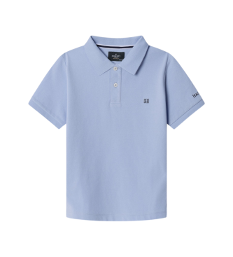 Hackett London Polo bleu � bordures Heritage