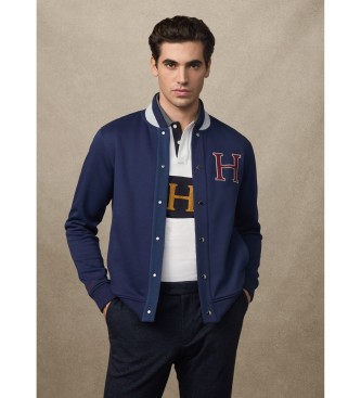 Hackett London Heritage H Varsity Jacka marinbl