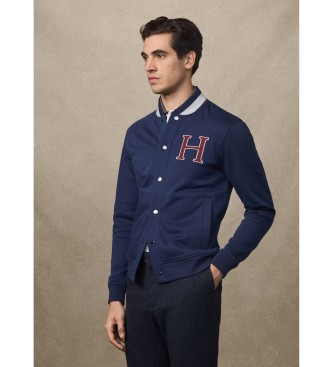 Hackett London Heritage H Varsity Jacka marinbl