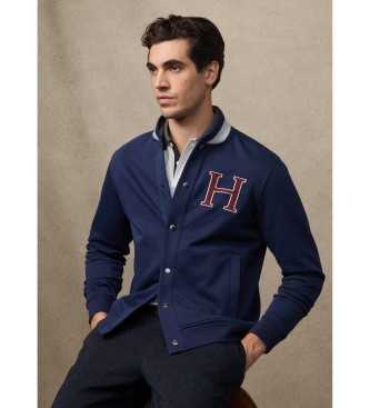 Hackett London Heritage H Varsity Jacka marinbl