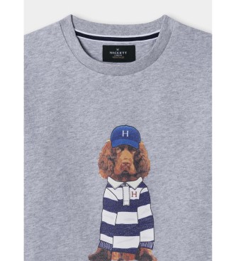 Hackett London Heritage Harry Crew Sweatshirt gris