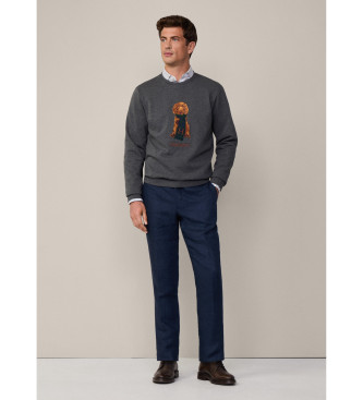 Hackett London Bluza Harry szary