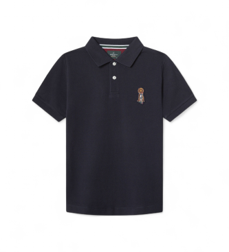 Hackett London Heritage Harry navy polo shirt