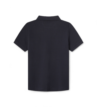 Hackett London Heritage Harry navy polo shirt