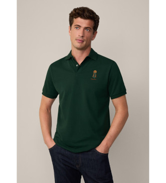 Hackett London Heritage Harry groen poloshirt