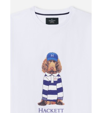 Hackett London T-shirt Harry Heritage blanc