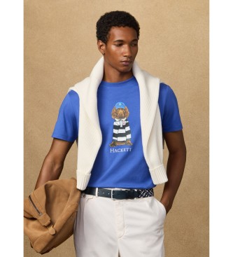 Hackett London harry fit klassiek blauw t-shirt