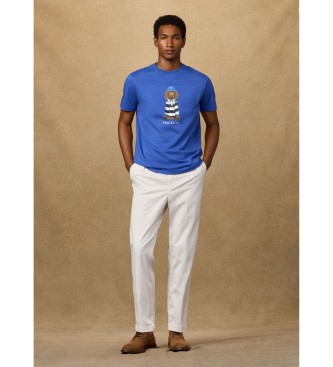 Hackett London harry fit klassiek blauw t-shirt