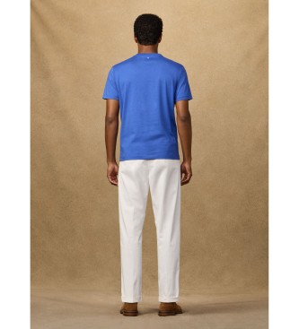 Hackett London harry fit klassiek blauw t-shirt