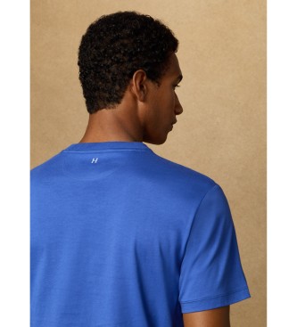 Hackett London harry fit klassiek blauw t-shirt
