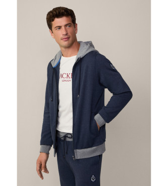 Hackett London Sweatshirt Heritage Hb Jacq marinbl