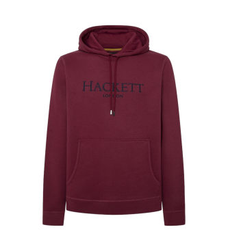 Hackett London Bluza Heritage bordowa