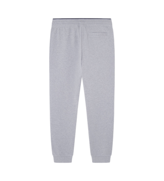 Hackett London Spodnie jogger Heritage w kolorze szarym