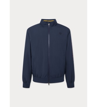 Hackett London Casaco bomber   Logtipo Heritage azul-marinho