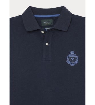 Hackett London Polo Heritage Logo azul-marinho