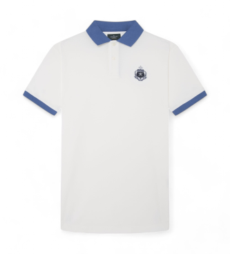 Hackett London Erfgoed Polo Logo wit